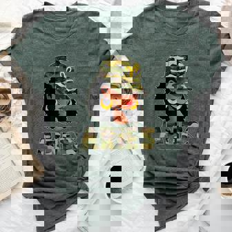 Aries Queen Camouflage Black Woman Cap Zodiac Sign Bella Canvas T-shirt - Thegiftio UK