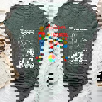 Autism Awareness 2025 Doesn't Come With A Manual Autism Mom Bella Canvas T-shirt | Mazezy