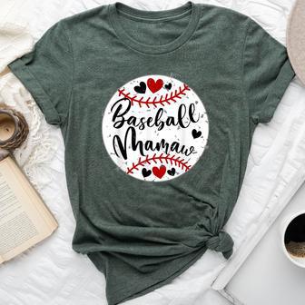 Baseball Mamaw Love Cute Bella Canvas T-shirt - Thegiftio UK
