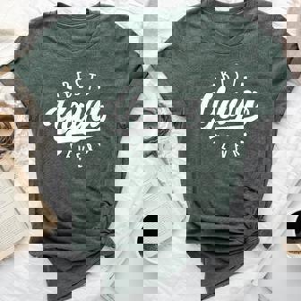 Best Yaya Ever Modern Calligraphy Font Mother's Day Yaya Bella Canvas T-shirt | Mazezy