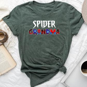 Birthday Party Spider Outfit Spider Grandma Women Bella Canvas T-shirt - Thegiftio UK