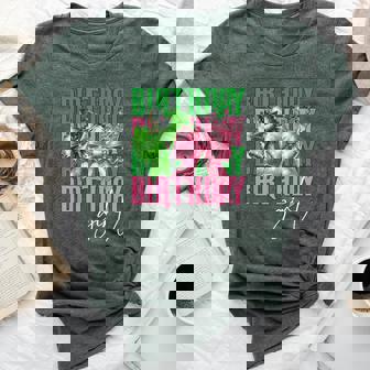 Birthday Witch Pink And Green Birthday Girl Coquette Party Bella Canvas T-shirt - Seseable