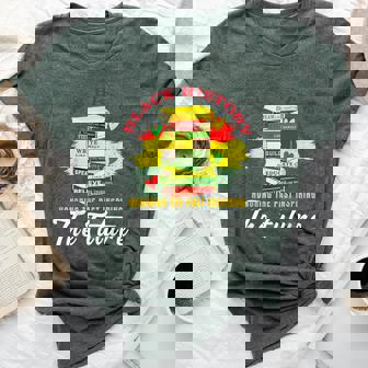 Black Hbcu Educated Melanated Black History Month Bella Canvas T-shirt - Thegiftio