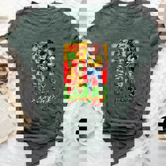 Black History Month Big Black History Energy Black Woman Bella Canvas T-shirt - Thegiftio