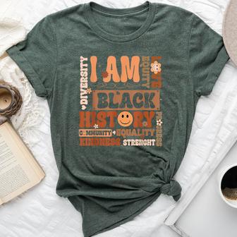 I Am Black History Black History Month Girl Kid Bella Canvas T-shirt - Thegiftio UK