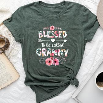 Blessed To Be Called Granny Granny Mother's Day Bella Canvas T-shirt - Thegiftio UK