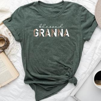 Blessed Granna Grandma For Grandma Bella Canvas T-shirt - Thegiftio UK