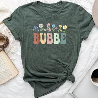 Bubbe Wildflower Floral Bubbe Bella Canvas T-shirt - Thegiftio UK