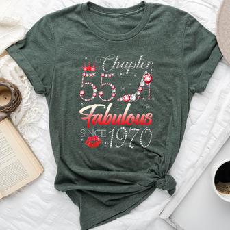 Chapter 55 Fabulous Since 1970 55Th Birthday Queen For Woman Bella Canvas T-shirt - Thegiftio UK