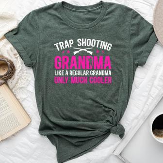 Cool Trap Shooting Grandma Trap Shooting Grandmother Bella Canvas T-shirt - Thegiftio UK