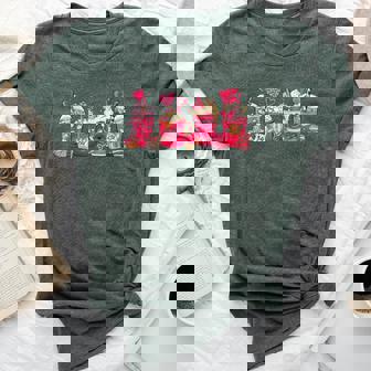 Cream Latte Coffee With Hearts Valentine's Day Bella Canvas T-shirt | Mazezy