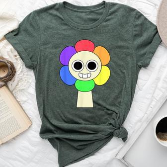 Cute Dandy From Dandy's World Characters For Boys And Girls Bella Canvas T-shirt - Thegiftio UK