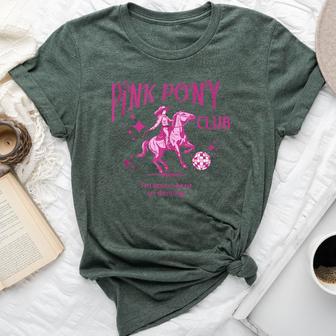 Cute Pink Girl Pony Club I'm Gonna Keep On Dancing Bella Canvas T-shirt - Thegiftio UK