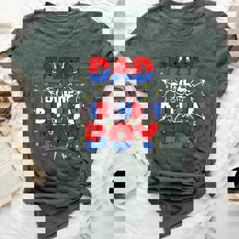 Dad And Mom Of The Birthday Boy Family Party Decorations Bella Canvas T-shirt | Mazezy