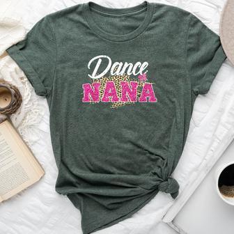 Dance Nana Leopard Dancing Nana Mother's Day Bella Canvas T-shirt - Thegiftio UK