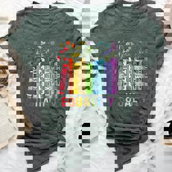 Equal Rights Book Flower Equality Peace Love Kindness Book Bella Canvas T-shirt - Thegiftio