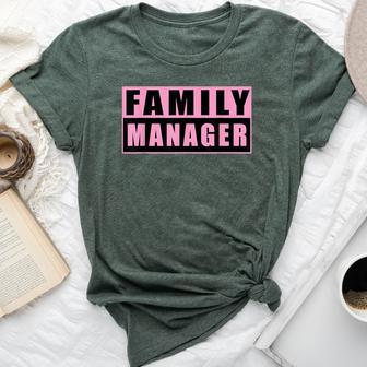 Family Manager Mother's Day Bella Canvas T-shirt - Thegiftio UK
