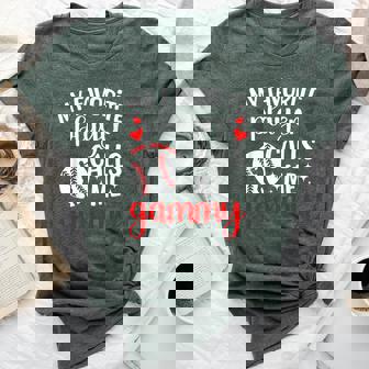 My Favorite Baseball Player Gammy Baseball Gammy Grandma Bella Canvas T-shirt - Seseable