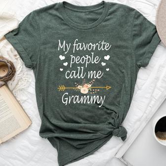My Favorite People Call Me Grammy Bella Canvas T-shirt - Thegiftio UK
