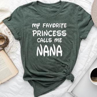 My Favorite Princess Calls Me Nana Christmas Bella Canvas T-shirt - Thegiftio UK