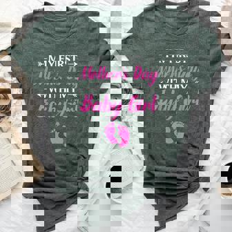 My First Baby Girls Outfit First Time Mom Bella Canvas T-shirt - Thegiftio
