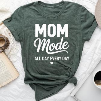 Mom Mode Mother Life Mom Mode All Day Every Day Bella Canvas T-shirt - Thegiftio UK