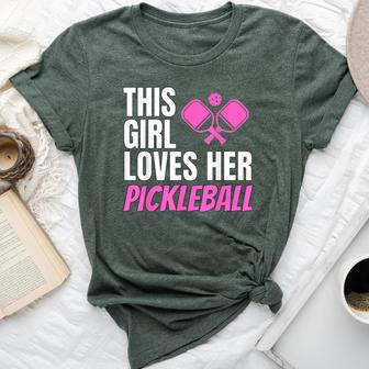 This Girl Loves Her Pickleball Bella Canvas T-shirt - Thegiftio UK