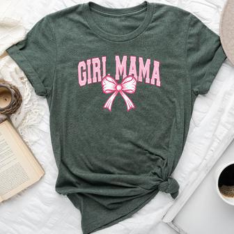 Girl Mama Mommy Coquette Bow Happy Mother's Day Mom Life Bella Canvas T-shirt - Thegiftio UK