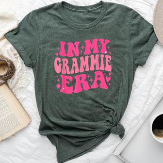 In My Grammie Era Lover Groovy Retro Mom Mother's Day Small Black Bella Canvas T-shirt - Thegiftio UK