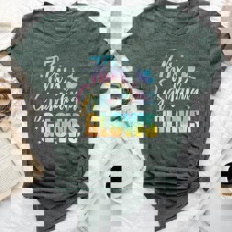 This Grandma Glows Colorful 80S 90S Happy Bella Canvas T-shirt - Seseable