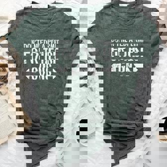Gym Dont Need Permit For These Guns Workout Women Bella Canvas T-shirt - Seseable