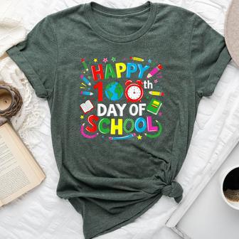 Happy 100Th Day Of School 100 Days Of School Teacher Student Bella Canvas T-shirt - Thegiftio UK