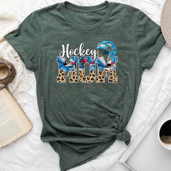 Hockey Mama Mom Mother Mother's Day Cheering Boy Sport Bella Canvas T-shirt - Thegiftio UK
