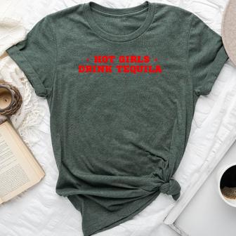 Hot Girls Drink Tequila Tequila Y2k Bella Canvas T-shirt - Thegiftio UK