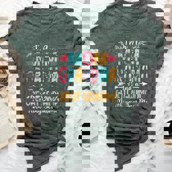 I'm A Mom Grandma Great Grandma Happy Mother's Day 2025 Bella Canvas T-shirt | Mazezy