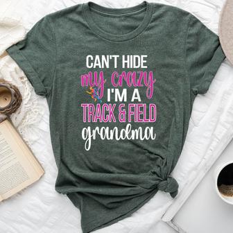 I'm A Track And Field Grandma Track Grandmother Bella Canvas T-shirt - Thegiftio UK