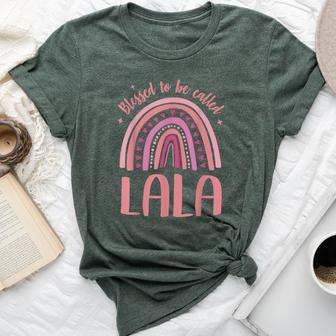 Lala S For Grandma Mother's Day Blessed Lala Bella Canvas T-shirt - Thegiftio UK