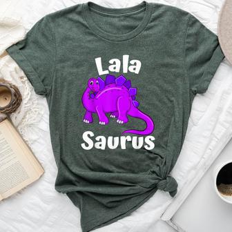Lalasaurus Lala Dinosaur Lover Dino Mother's Day Bella Canvas T-shirt - Thegiftio