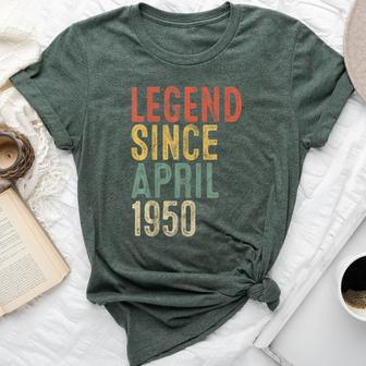 Legend 1950 75Th Birthday For 75 Year Old Bella Canvas T-shirt - Thegiftio UK