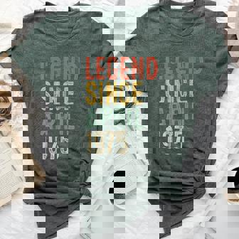Legend 1975 50Th Birthday For 50 Year Old Bella Canvas T-shirt | Mazezy