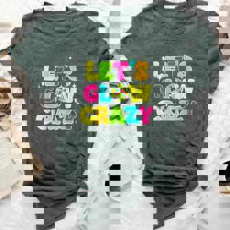 Let's Crazy Costume Birthday Party Glowing 80S 90S Men Bella Canvas T-shirt - Thegiftio UK