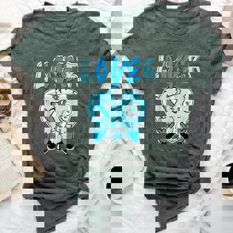 Loser Lover Light Blue Drip Heart Matching Outfit Women Bella Canvas T-shirt - Thegiftio
