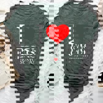 I Love Jesus Jesus Loves You Christian Bella Canvas T-shirt - Thegiftio UK