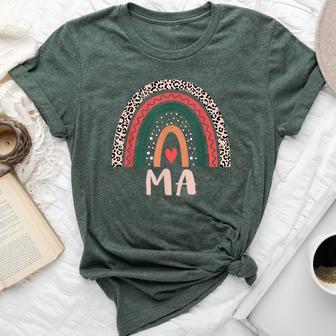 Ma Rainbow Grandma Grandmother Ma Bella Canvas T-shirt - Thegiftio UK