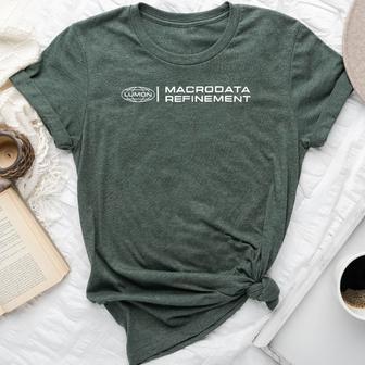Macrodata Vintage Refinement For Women Bella Canvas T-shirt - Thegiftio UK