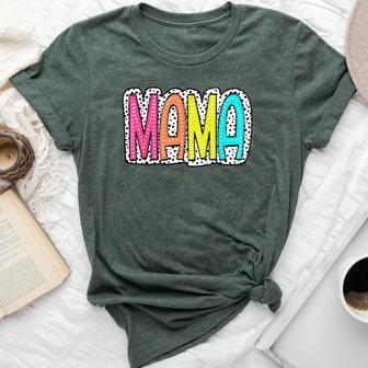 Mama Dalmatian Dots For Grandma Mom Women Bella Canvas T-shirt - Thegiftio UK