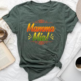 Mamma Mia Italian Mom Mother Fun Mother's Day Cool Bella Canvas T-shirt - Thegiftio UK