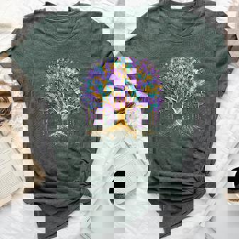 Mardi Gras Bead Tree Carnival New Orleans 2025 Men Bella Canvas T-shirt | Seseable UK