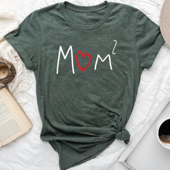 Mom Of 2 Boys From Son Mom Bella Canvas T-shirt - Thegiftio UK
