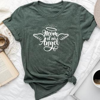 Mom Of An Angel Mother's Day Bella Canvas T-shirt - Thegiftio UK